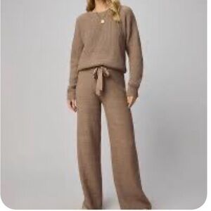 Women's Brown Knit Jumpsuit